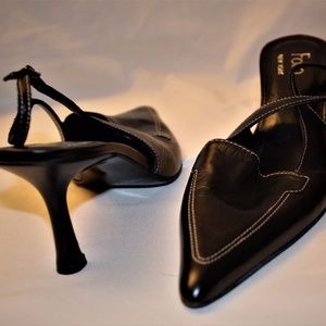 Folio New York Women shoes -size-7-Black Leather